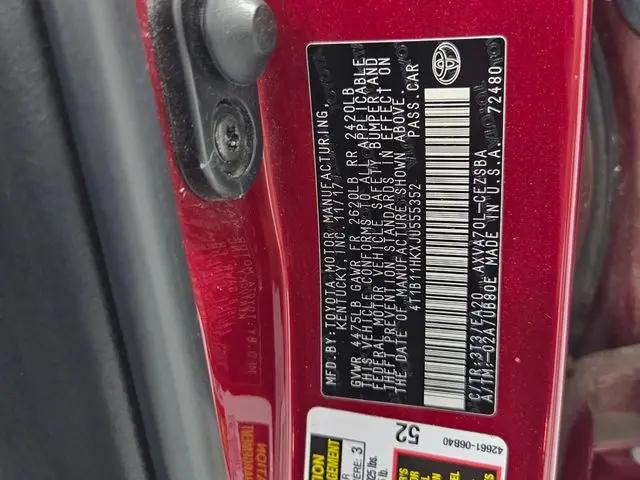 2018 Toyota Camry SE