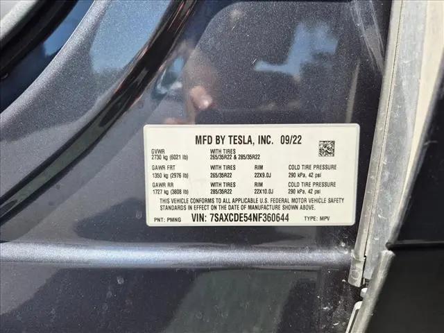 2022 Tesla Model X Plaid Tri Motor All-Wheel Drive