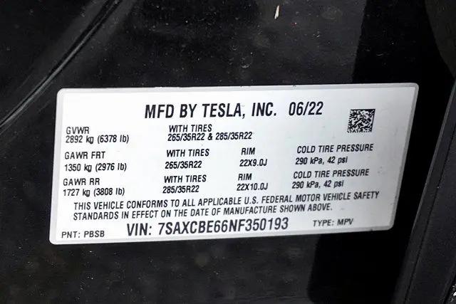 2022 Tesla Model X Plaid Tri Motor All-Wheel Drive