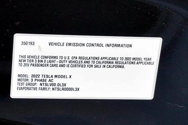 2022 Tesla Model X Plaid Tri Motor All-Wheel Drive