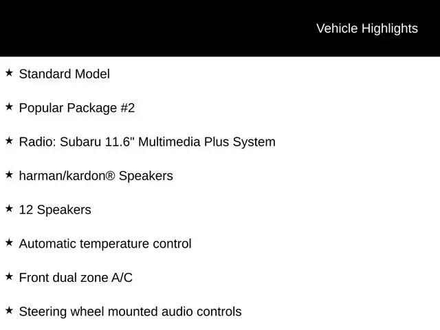 2025 Subaru Outback Onyx Edition XT