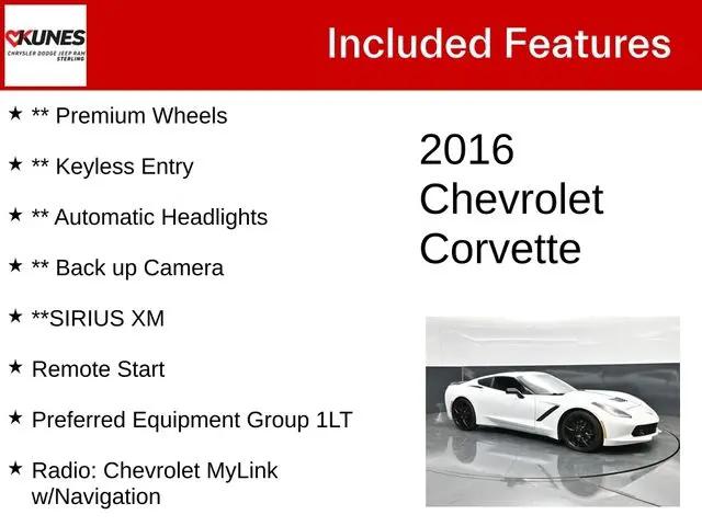 2016 Chevrolet Corvette Stingray Z51
