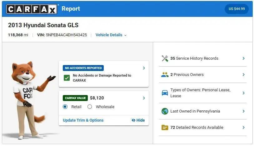 2013 Hyundai Sonata GLS