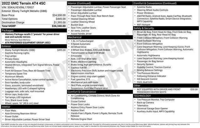 2022 GMC Terrain AWD AT4