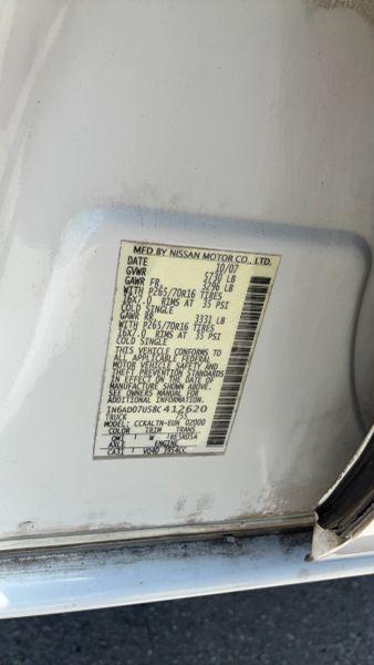 2008 Nissan Frontier SE