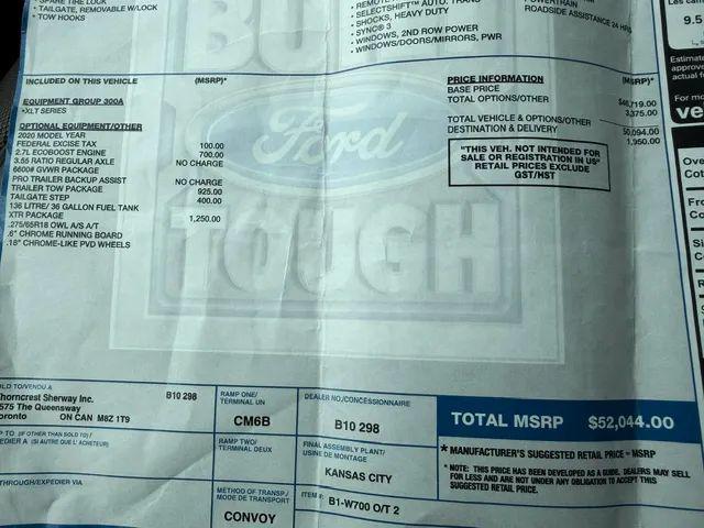 2020 Ford F-150 XLT