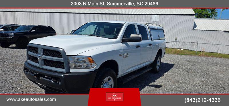 2017 Ram 3500 Tradesman Crew Cab 4x4 6'4" Box for sale in Summerville, SC