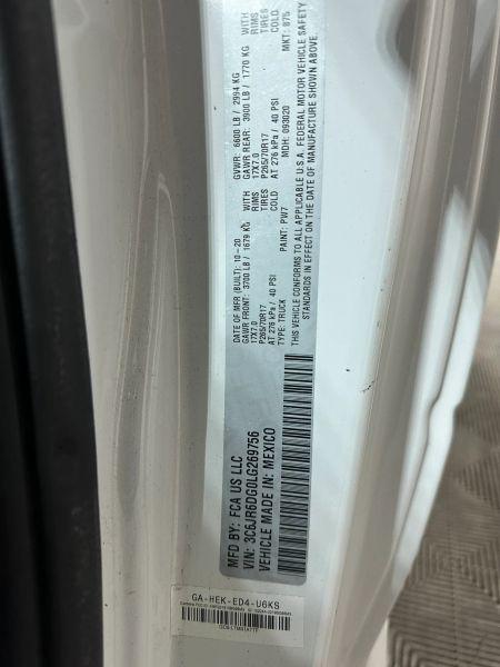 2020 Ram 1500 Tradesman Regular Cab 4x2 8' Box