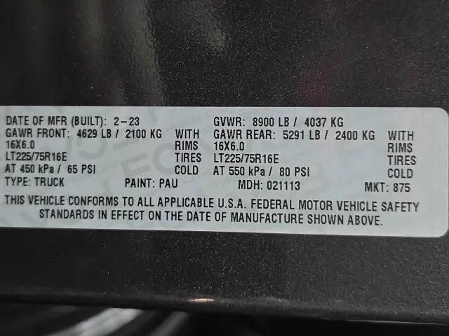 2023 Ram ProMaster 2500 Cargo Van High Roof 159" WB