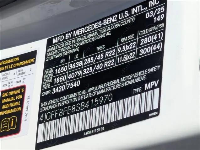 2025 Mercedes-Benz GLS GLS 580 4MATIC