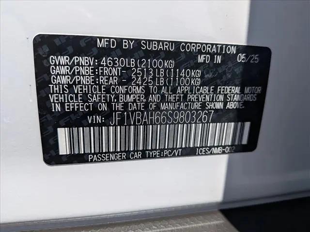 2025 Subaru WRX Premium