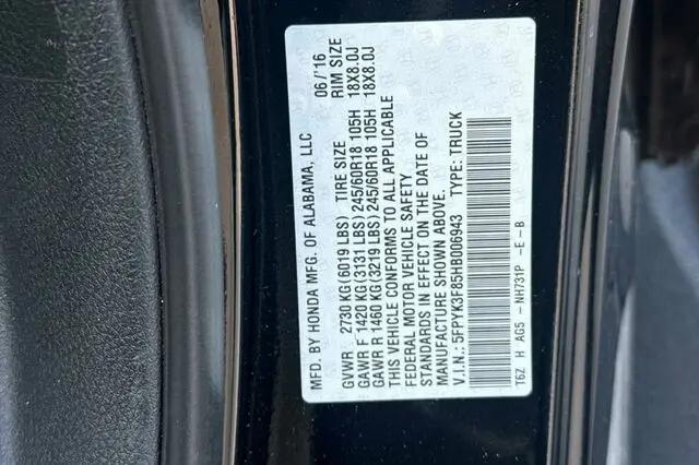 2017 Honda Ridgeline Black Edition