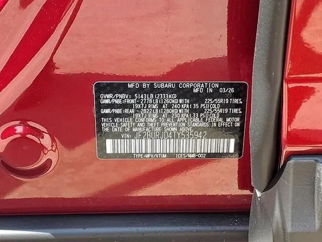 2026 Subaru Outback Touring XT