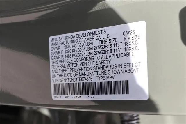 2026 Honda Passport AWD TrailSport Blackout