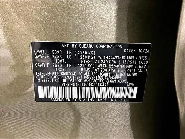 2025 Subaru Outback Touring XT