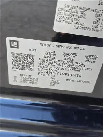 2021 GMC Sierra 2500HD 4WD Crew Cab Standard Bed AT4