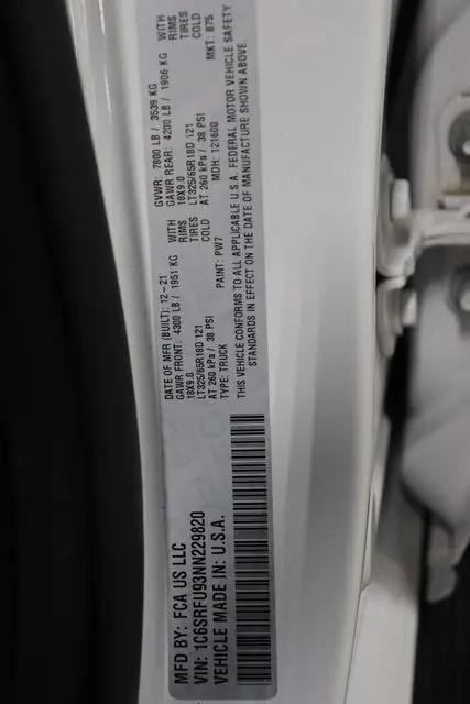 2022 Ram 1500 TRX Crew Cab 4x4 5'7" Box