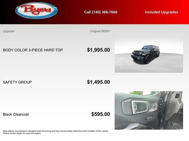 2025 Jeep Wrangler 4xe Sahara 4xe