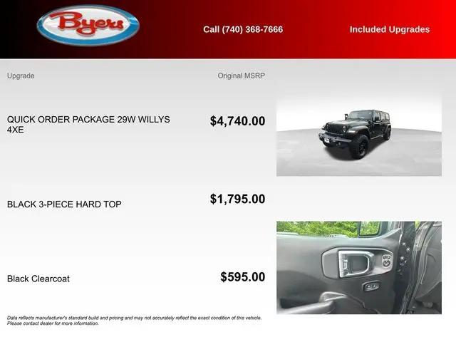 2025 Jeep Wrangler 4xe Willys 4xe