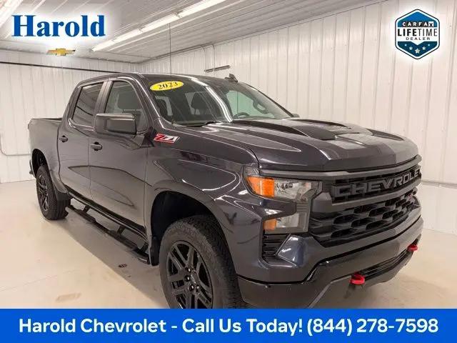 2023 Chevrolet Silverado 1500 4WD Crew Cab Short Bed Custom Trail Boss for sale in Angola, IN