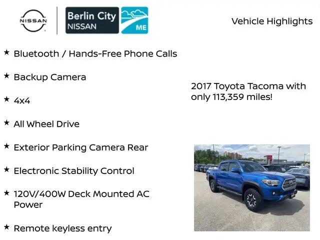 2017 Toyota Tacoma TRD Off Road