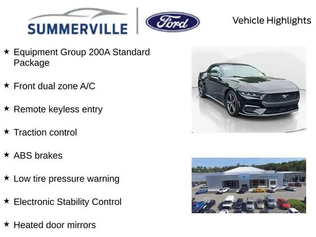 2024 Ford Mustang EcoBoost Premium Convertible