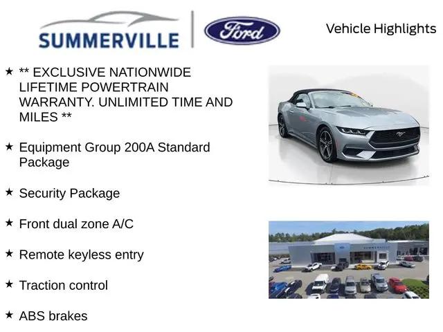 2024 Ford Mustang EcoBoost Premium Convertible