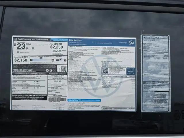 2026 Volkswagen Atlas SE