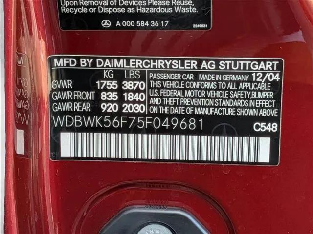 2005 Mercedes-Benz SLK SLK 350 SLK 350