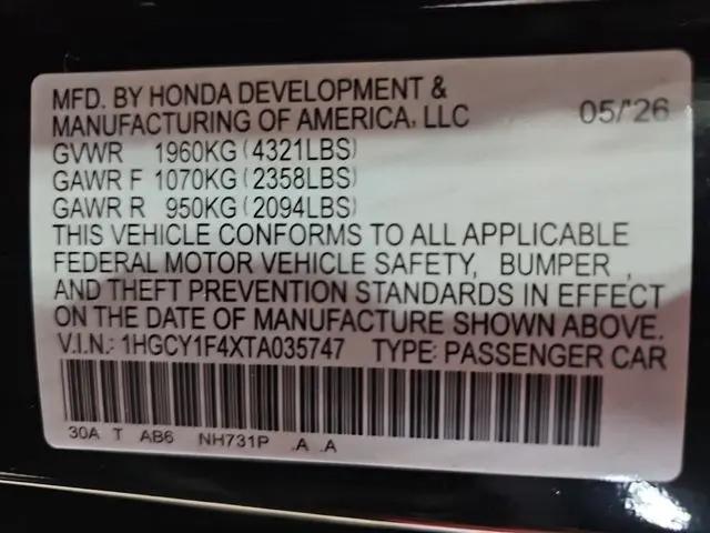 2026 Honda Accord Sedan SE
