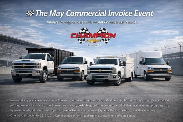 2026 Chevrolet Express Cargo Van 2500 Extended Wheelbase, WT, RWD for sale in Avon, IN