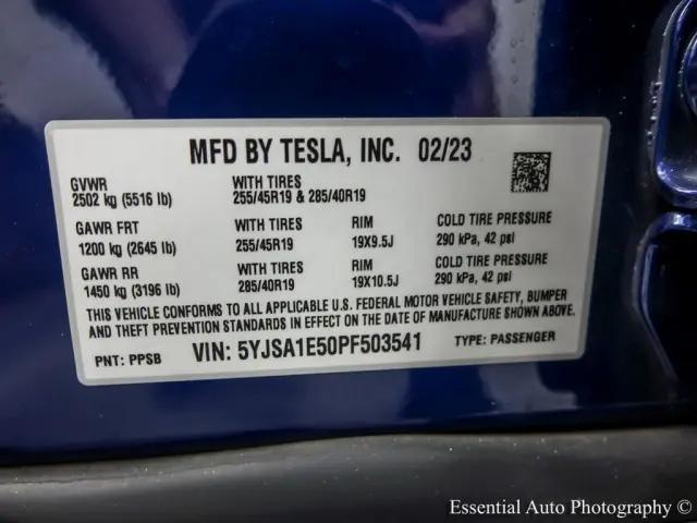 2023 Tesla Model S Standard Range