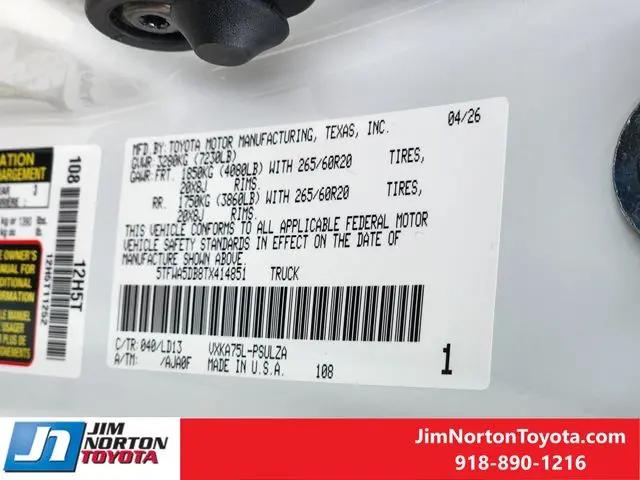 2026 Toyota Tundra Limited CrewMax 5.5' Bed