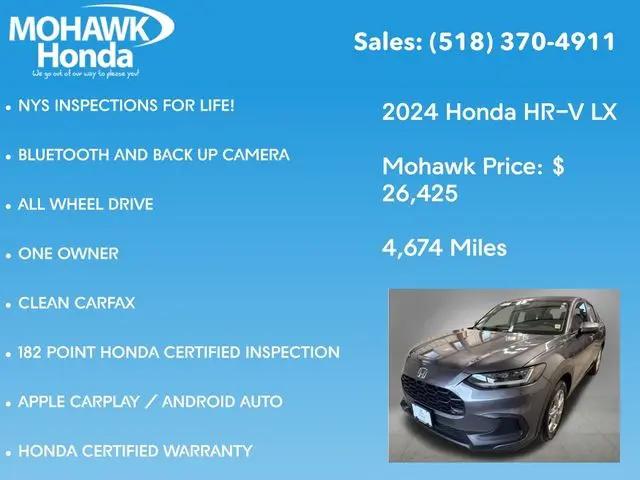 2024 Honda HR-V AWD LX