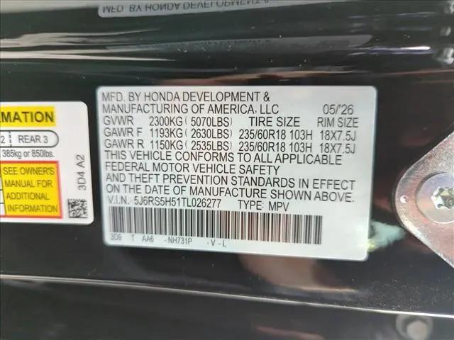2026 Honda CR-V Hybrid 2WD Sport