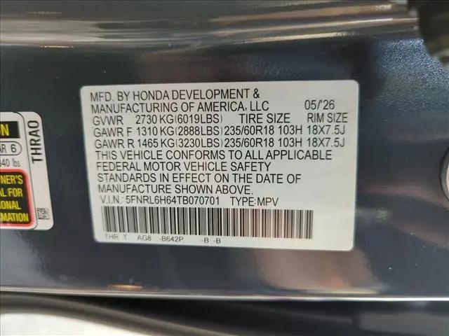 2026 Honda Odyssey EX-L