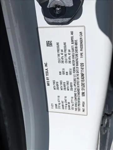2022 Tesla Model 3 Rear-Wheel Drive