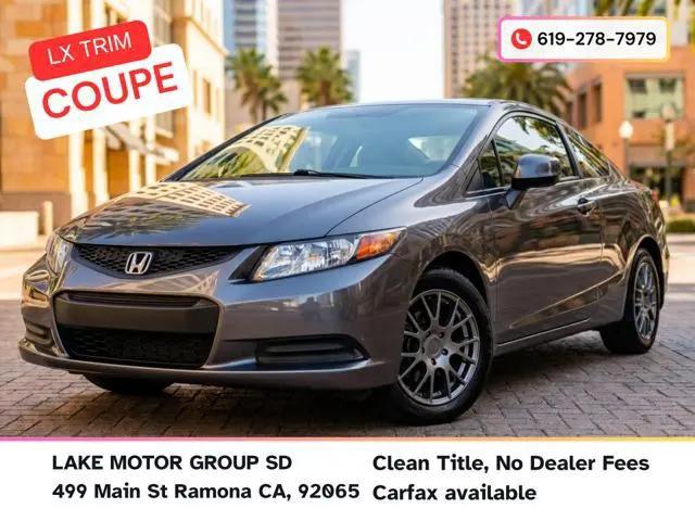 2012 Honda Civic LX for sale in Ramona, CA
