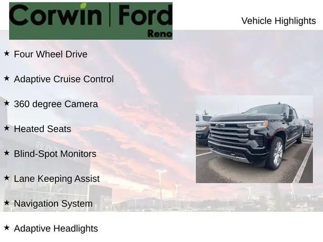 2023 Chevrolet Silverado 1500 4WD Crew Cab Standard Bed High Country