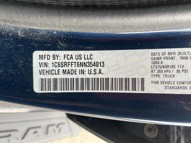 2022 Ram 1500 Lone Star Crew Cab 4x4 5'7" Box