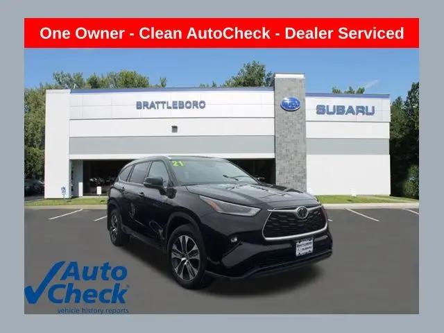 2021 Toyota Highlander XLE for sale in Brattleboro, VT
