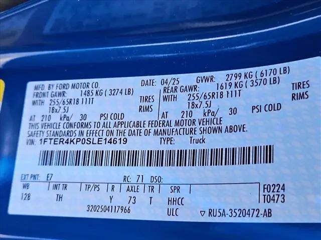 2025 Ford Ranger LARIAT