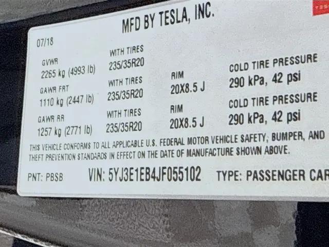 2018 Tesla Model 3 Performance