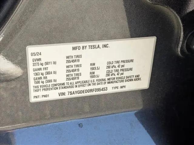 2024 Tesla Model Y Long Range Single Motor Rear-Wheel Drive