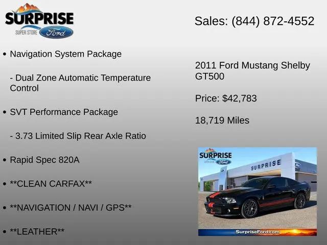 2011 Ford 500 GT500