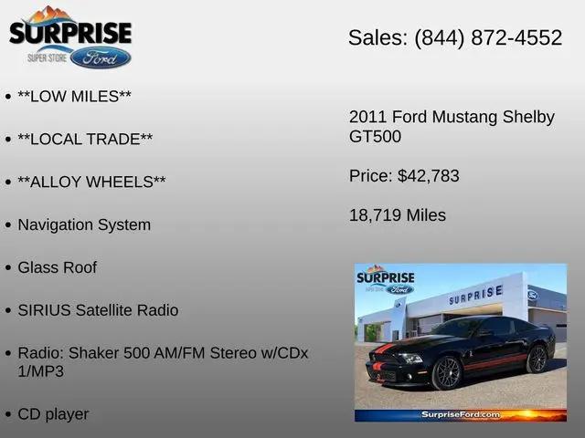 2011 Ford 500 GT500