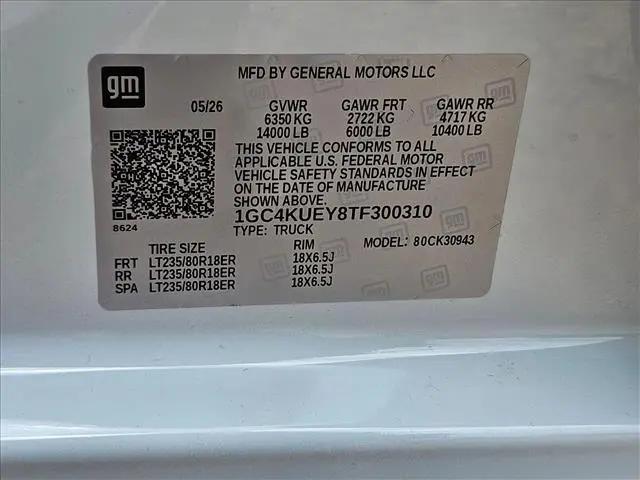 2026 Chevrolet Silverado 3500HD Crew Cab, Long Bed, LTZ Dual Rear Wheel, RWD
