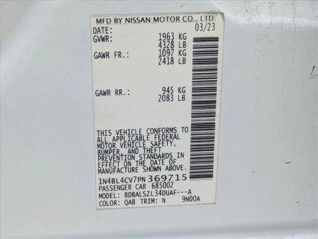 2023 Nissan Altima SR FWD