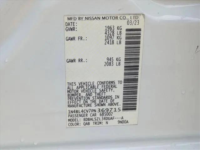 2023 Nissan Altima SR FWD