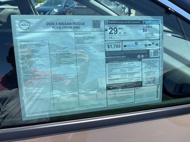 2026 Nissan Rogue Rock Creek